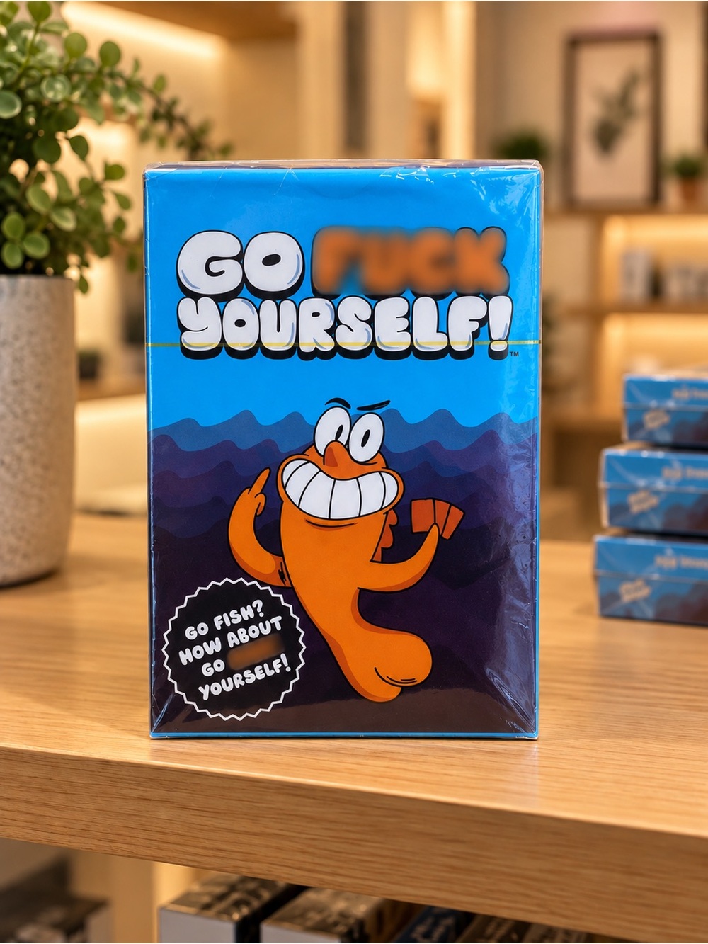 Go F Yourself! Card Game - Blue & Orange Party Deck